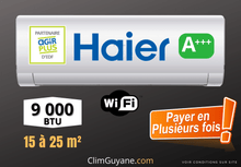 Charger l&#39;image dans la galerie, Climatiseur HAIER Flair Plus Wifi 9000 BTU A3+ (S2)
